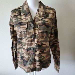 Anthropologie Sanctuary Camo Shacket